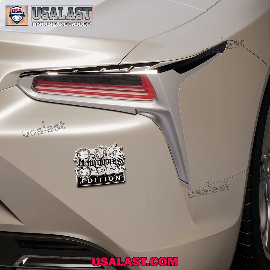 Dawn of Ouroboros Rock Band 3D Engraved Car Emblem Badge