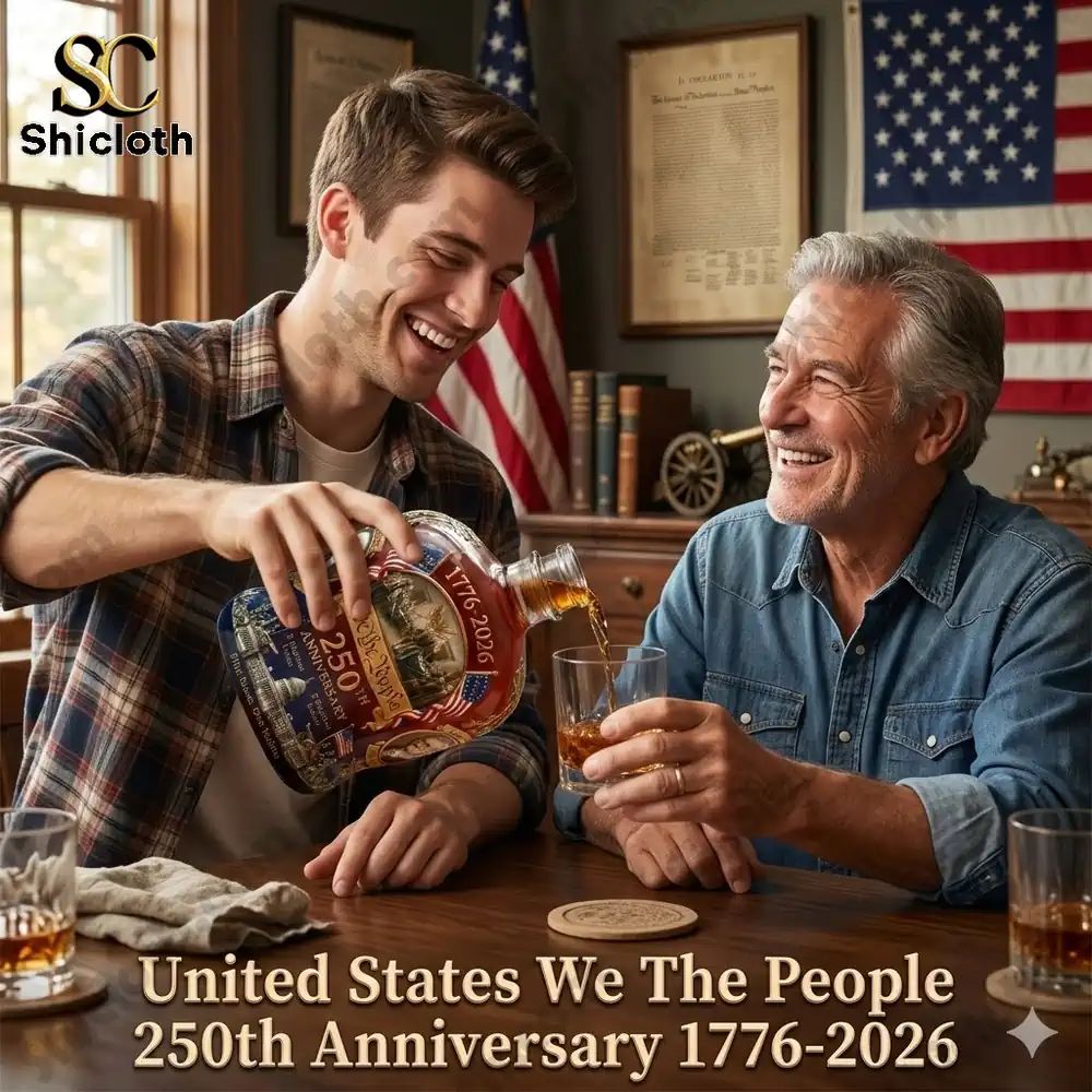 United States We The People 250th Anniversary 1776-2026 Custom Bottle