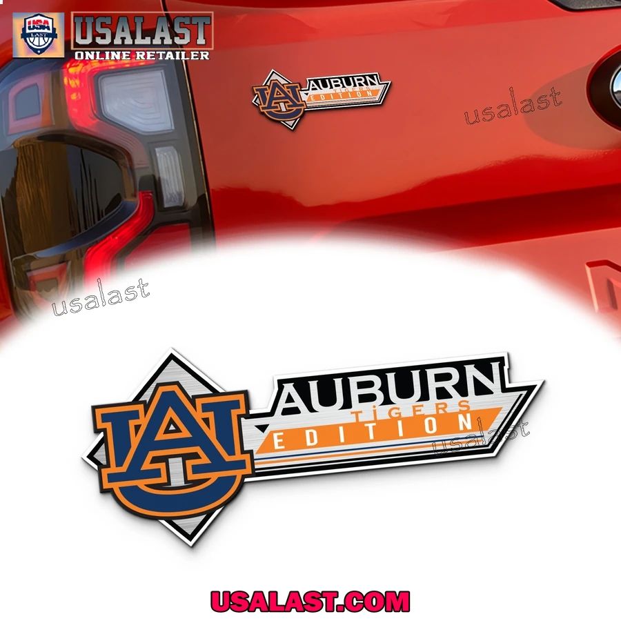 Auburn Tigers Edition 3D Car Badge Sticker