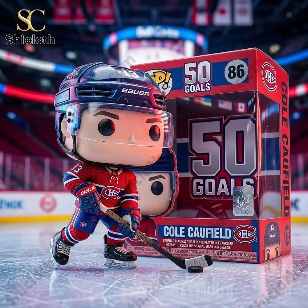 Cole Caufield 50 Goals Club Record Canadiens Pop! Figure 2026