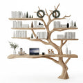 Handcrafted Tree Branch Bookshelf – Rustic Bookcase for Home Decor