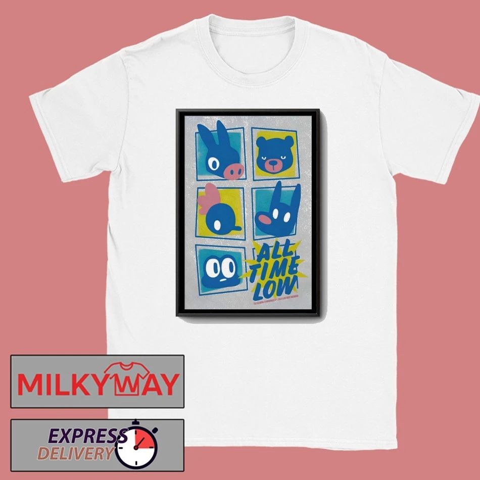All Time Low Nov 03 2025 Detroit, MI Concert Poster shirt