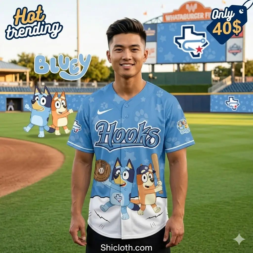 Corpus Christi Hooks Bluey Game Night Limited Jersey