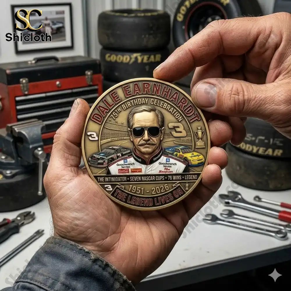 Dale Earnhardt 75th Birthday Commemorative Coin