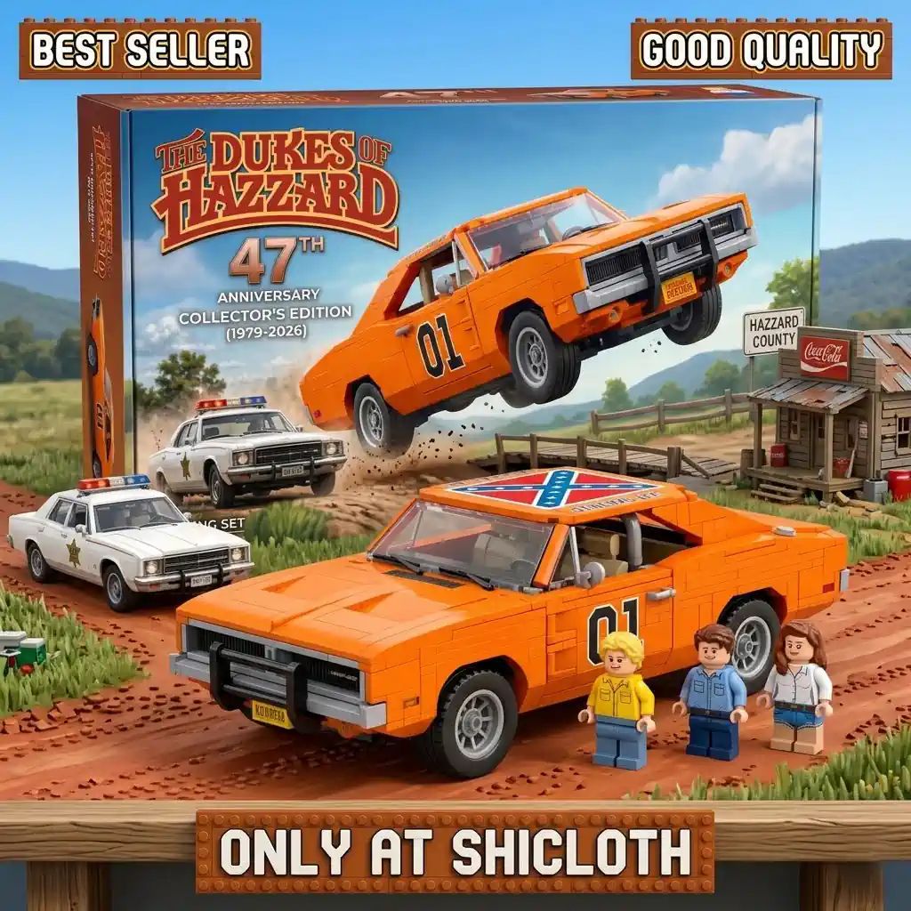 The General Lee Dukes of Hazzard Dodge Charger Building Brick Set
