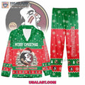 Florida State Seminoles Button Pajamas Set
