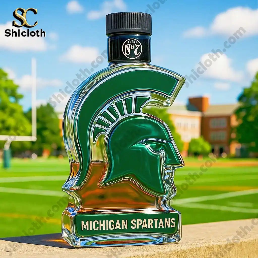 Michigan State University Spartan Commemorative Whisky Bottle