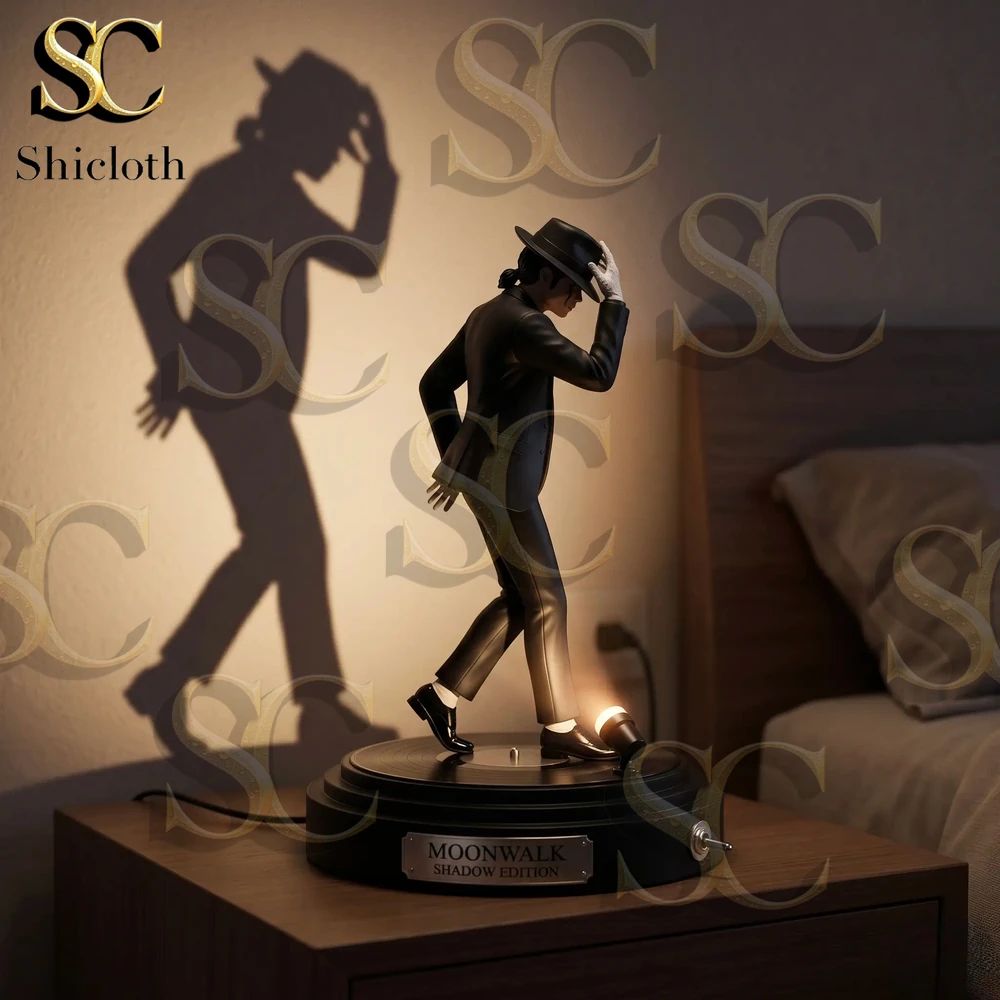 Michael Jackson Moonwalk Shadow Edition Iconic Dance Projection Lamp Figure