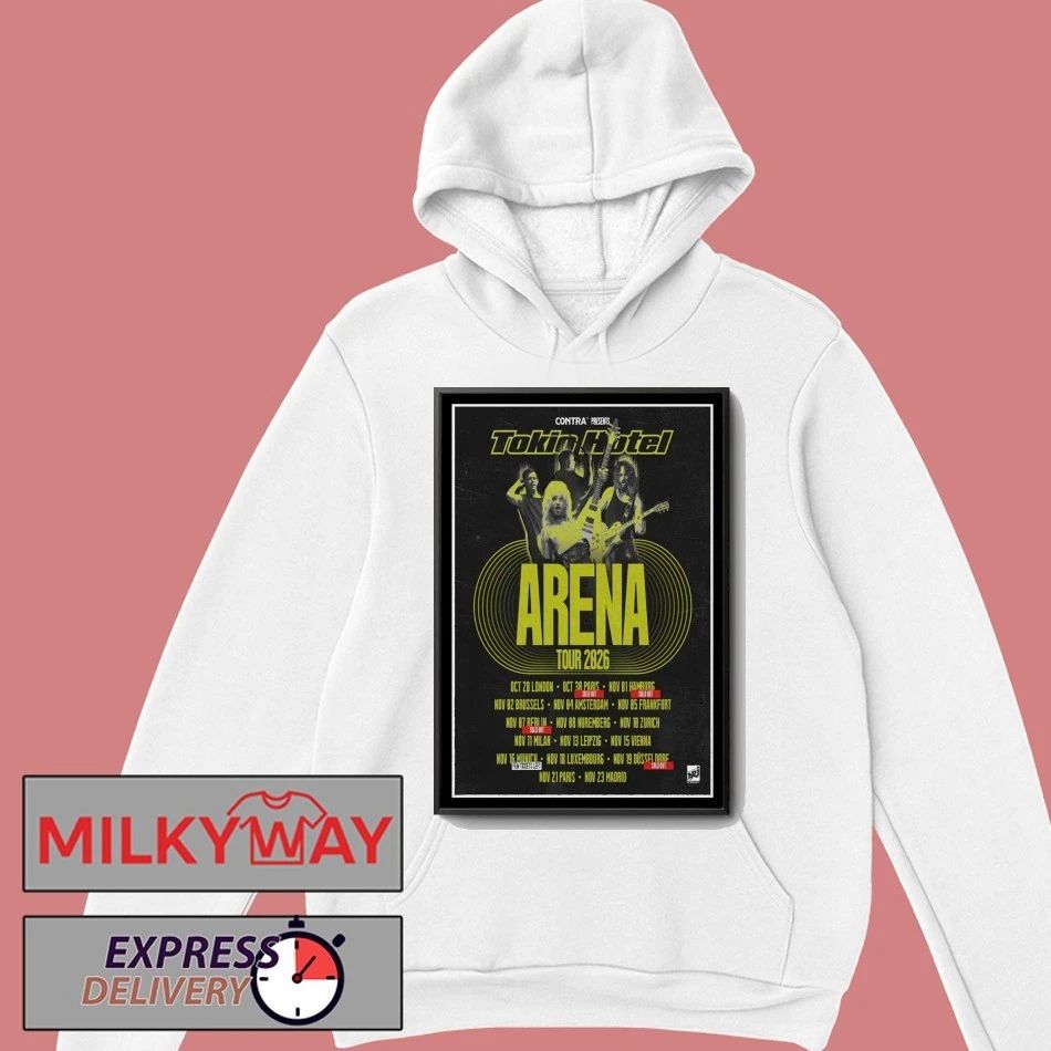 Tokio Hotel Arena 2026 Tour Poster shirt