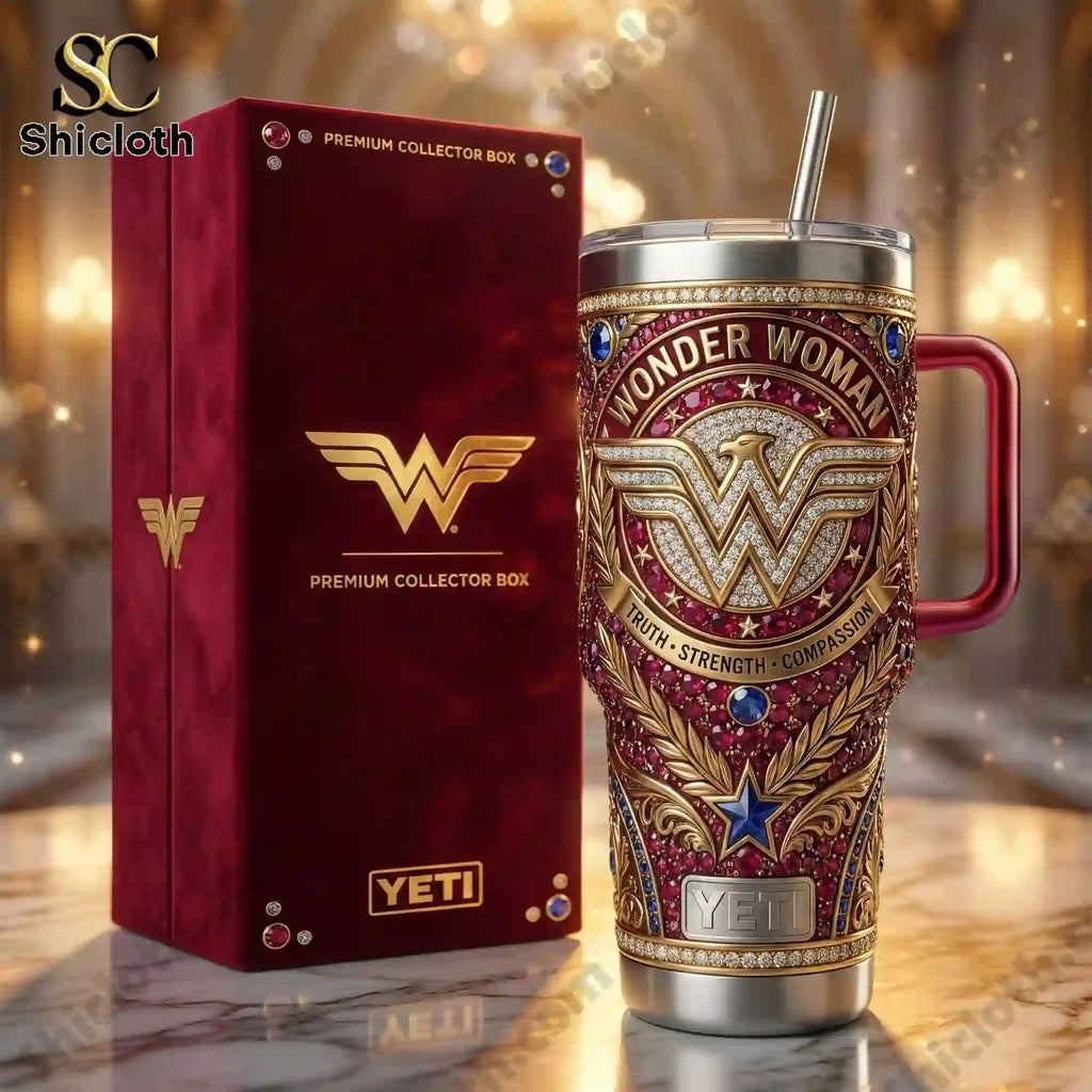 Wonder Woman Premium Collector Yeti Tumbler