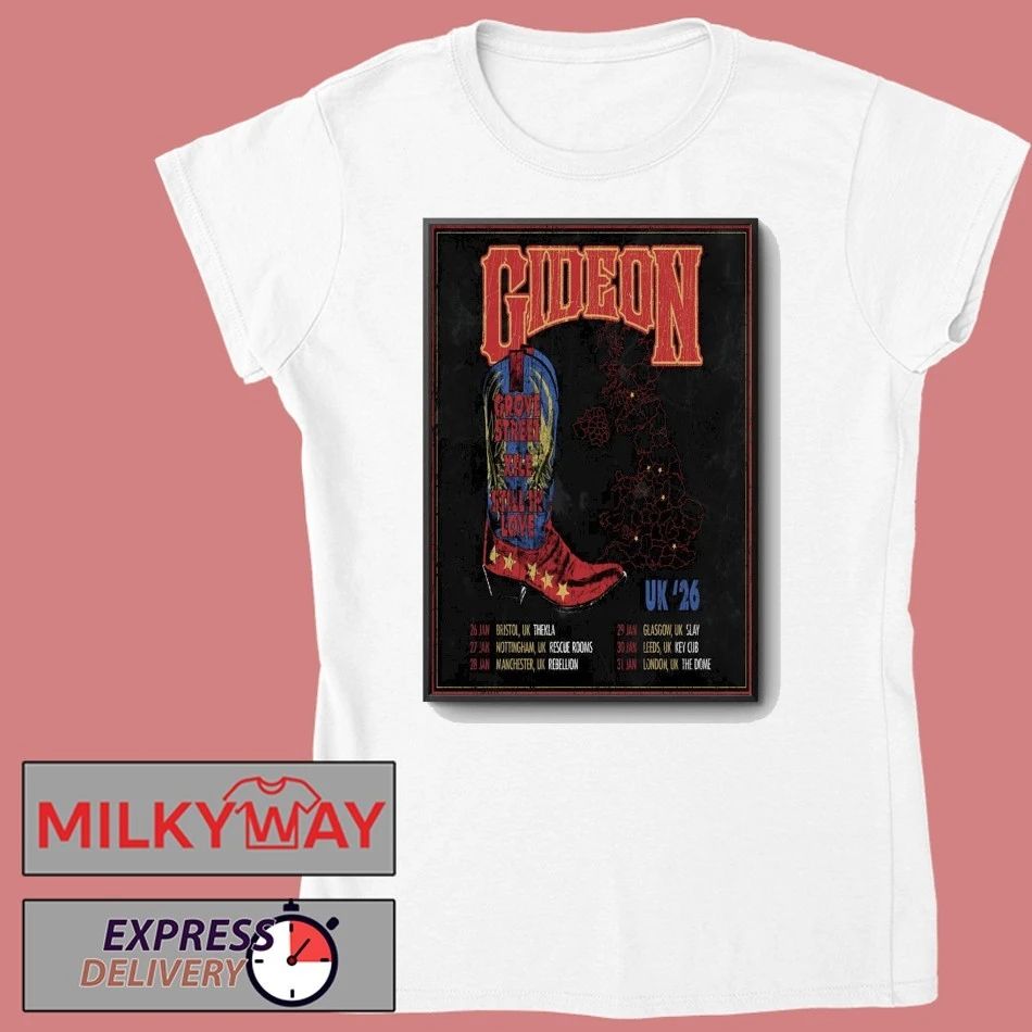 Gideon 2026 Uk Tour Poster shirt