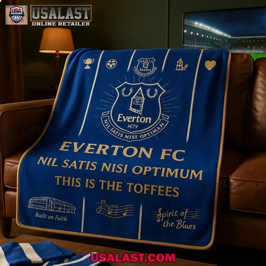 Everton FC The Toffees Match Day Blanket