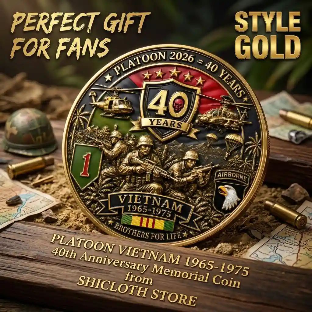 PLATOON VIETNAM 1965-1975 40th Anniversary Memorial Coin