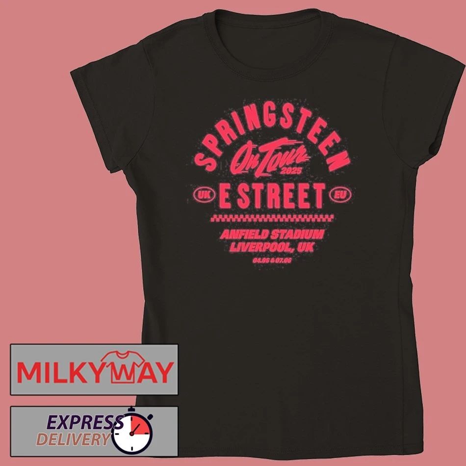 Bruce Springsteen & The E Street Band 2025 Liverpool, UK Tour Shirt