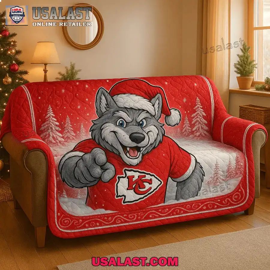 Kansas City Chiefs Premium Christmas Fleece Blanket