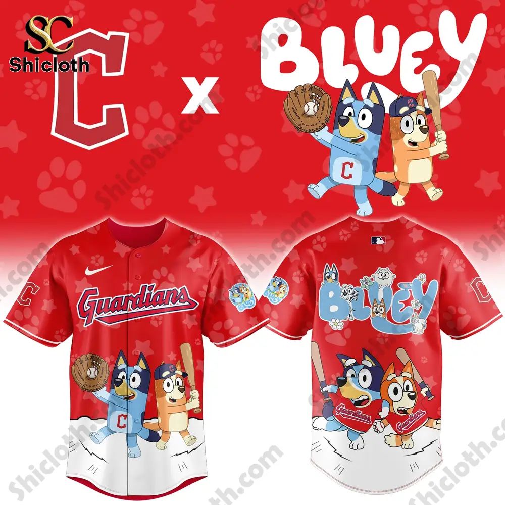 Cleveland Guardians x Bluey Night Baseball 2026 Jersey