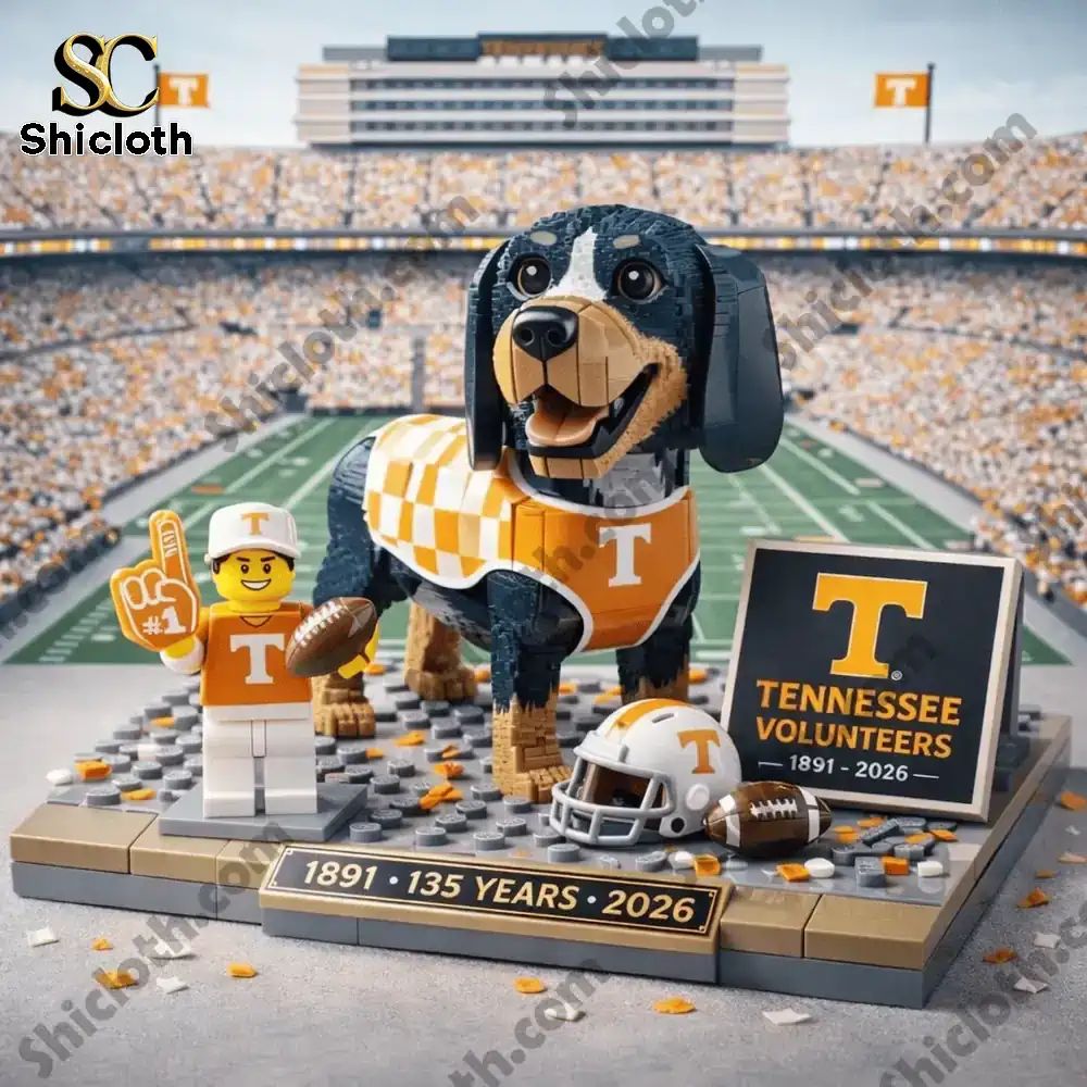 Tennessee Volunteers 135th Anniversary Building Block Set