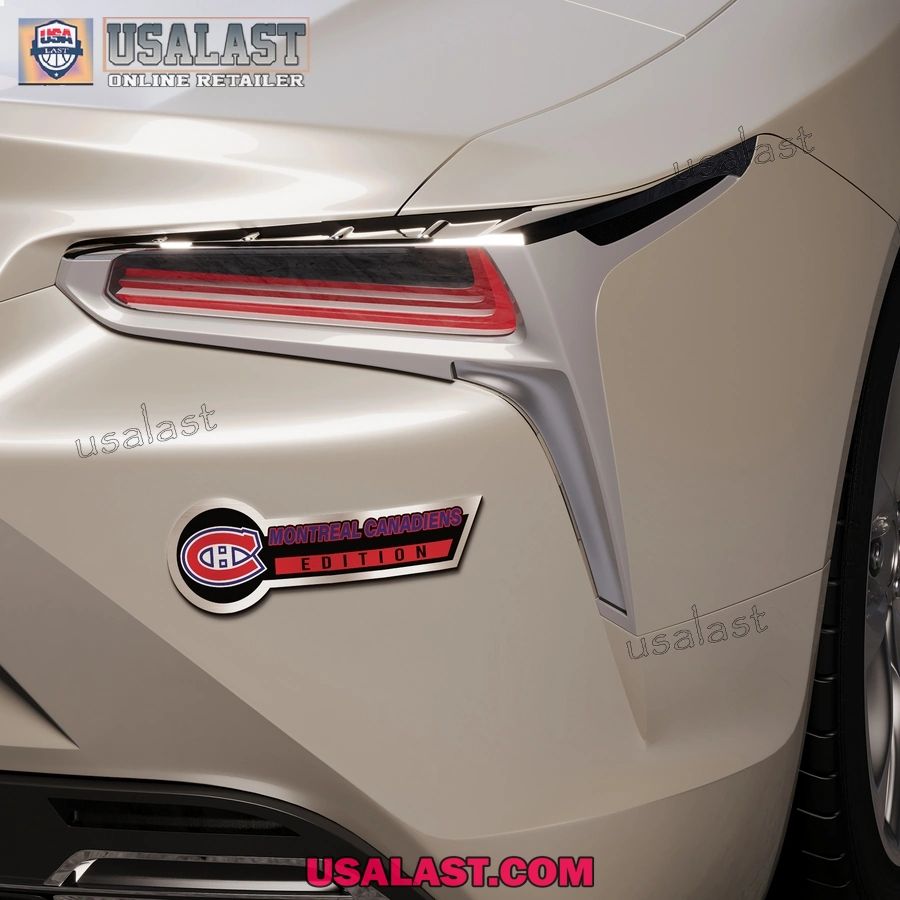 Montreal Canadiens Edition 3D Engraved Car Name Emblem