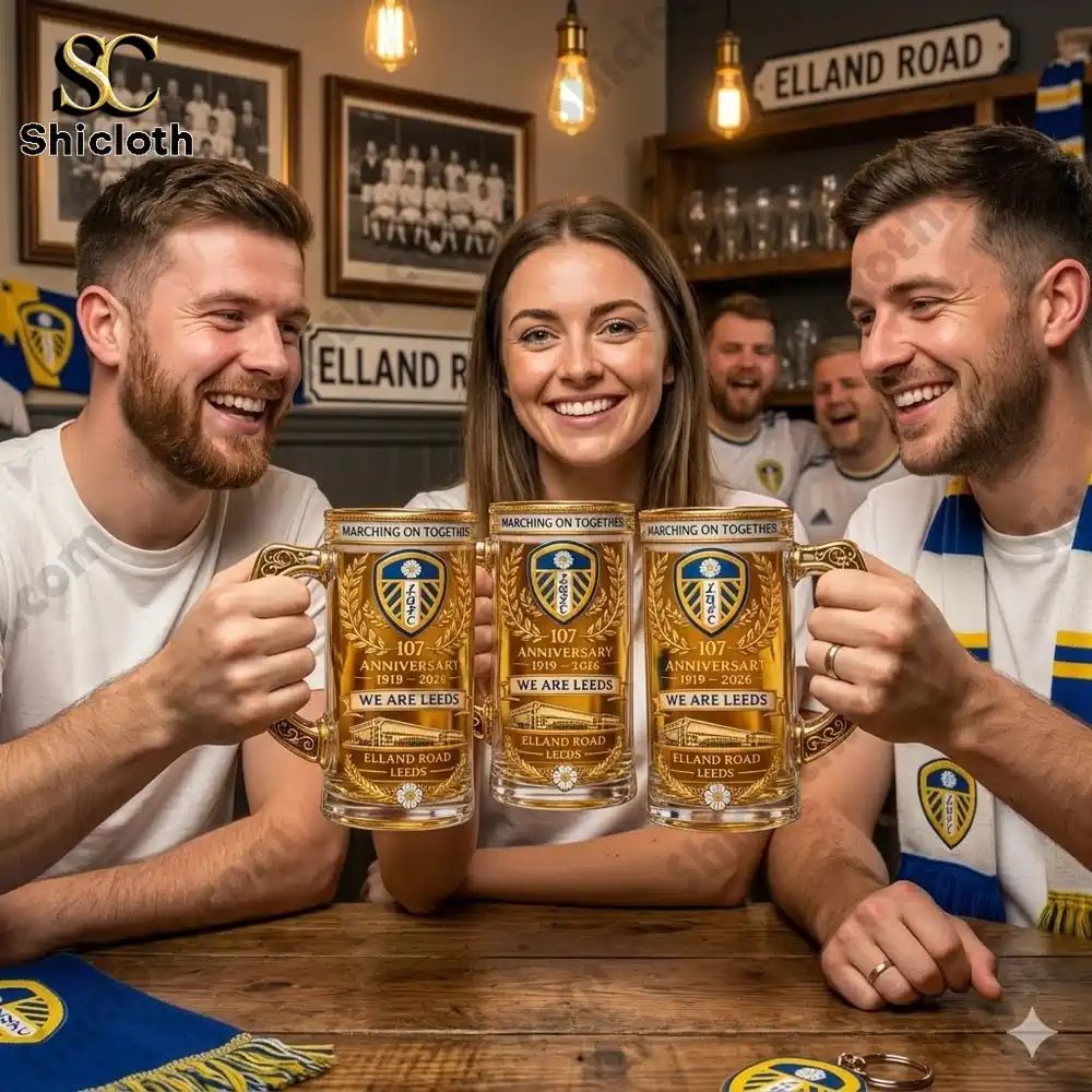 Leeds United’s 107th Anniversary Collector Beer Glass