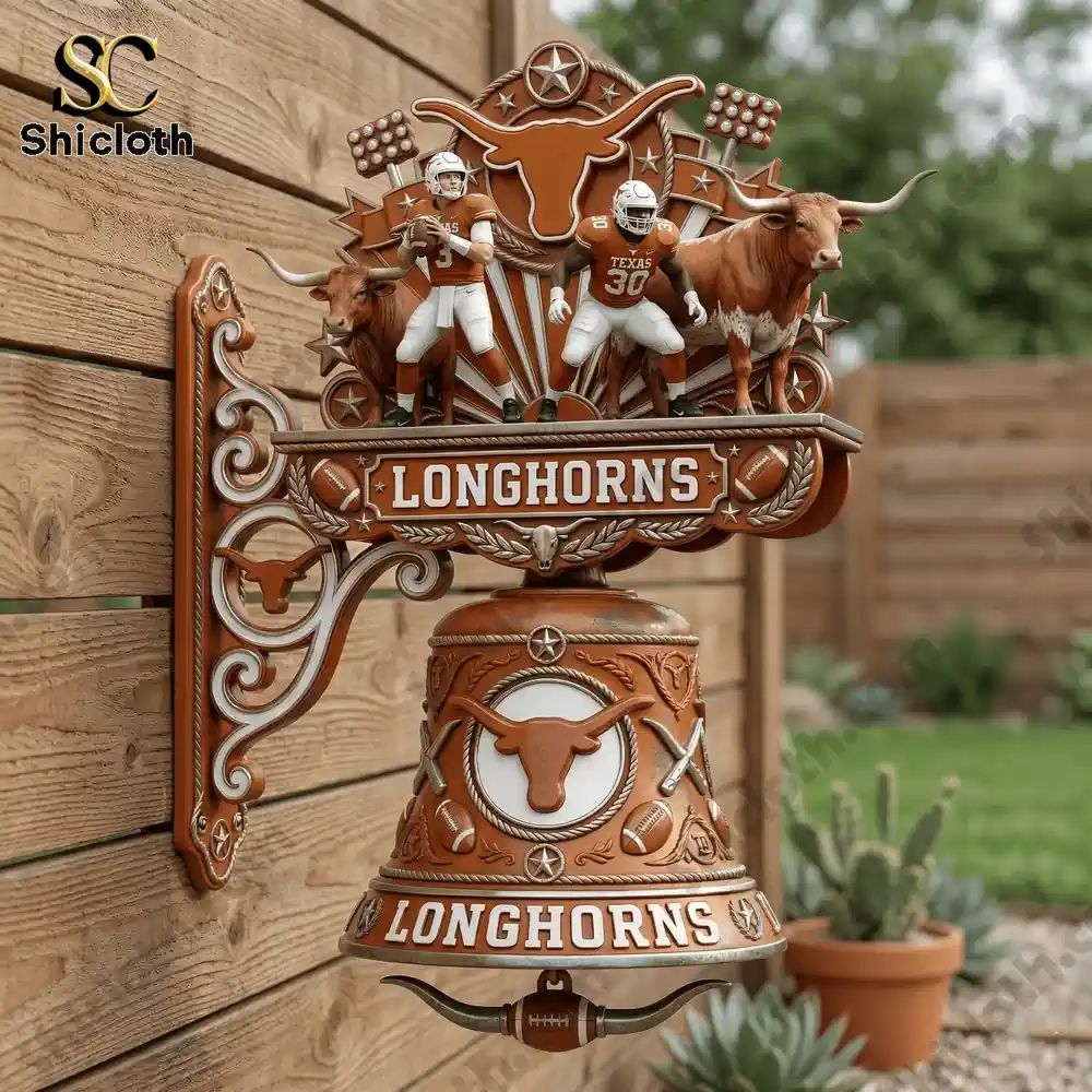 Texas Longhorns Premium Wall Bell