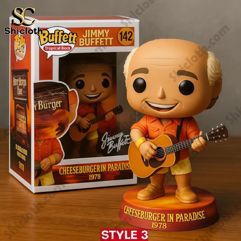 Jimmy Buffett Fins Collectible 3D Figure Decor Home