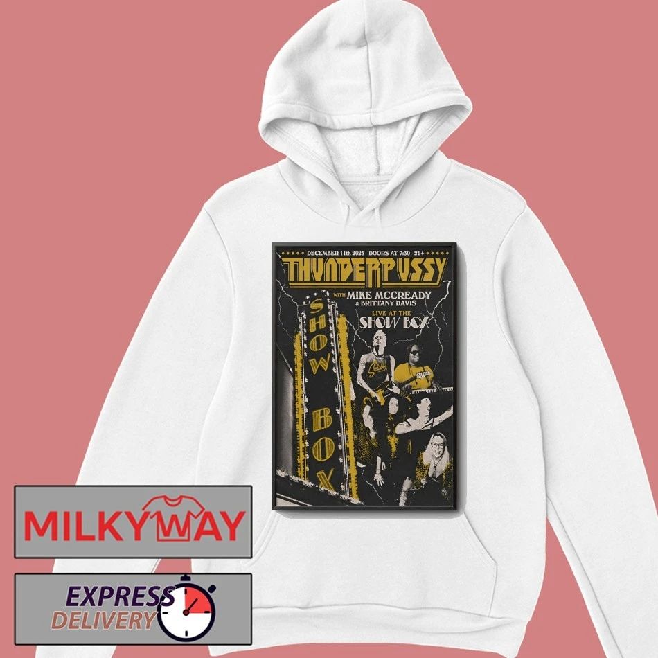 Thunderpussy Dec 11 2025 The Showbox in Seattle WA Poster shirt