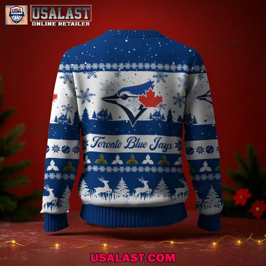 Toronto Blue Jays Ugly Christmas Sweater Jumper