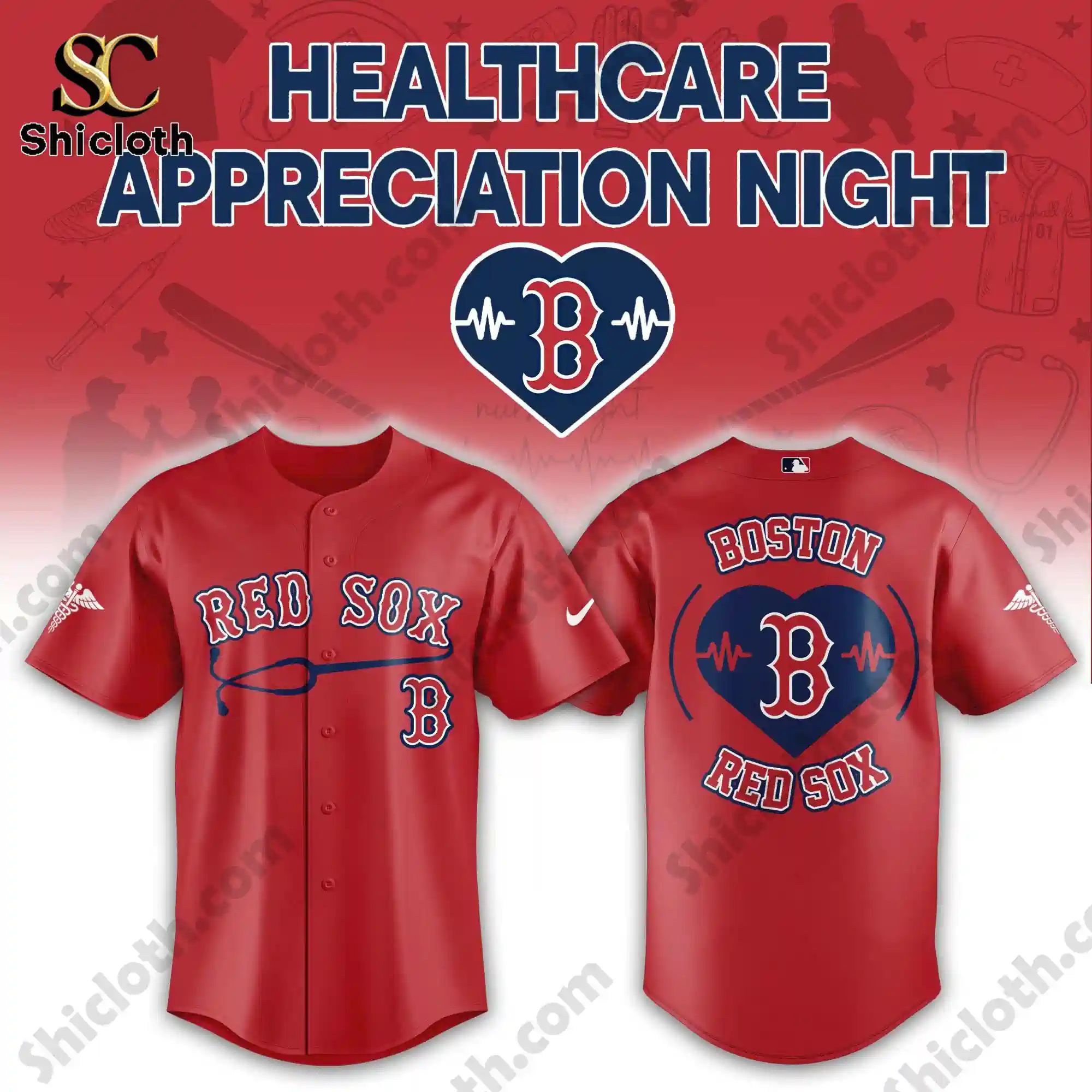 Boston Red Sox Healthcare Appreciation Night Limited Edition Jersey 2026