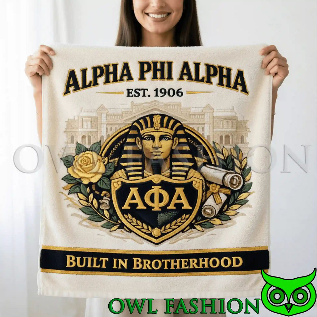 Alpha Phi Alpha Premium Bath Towels