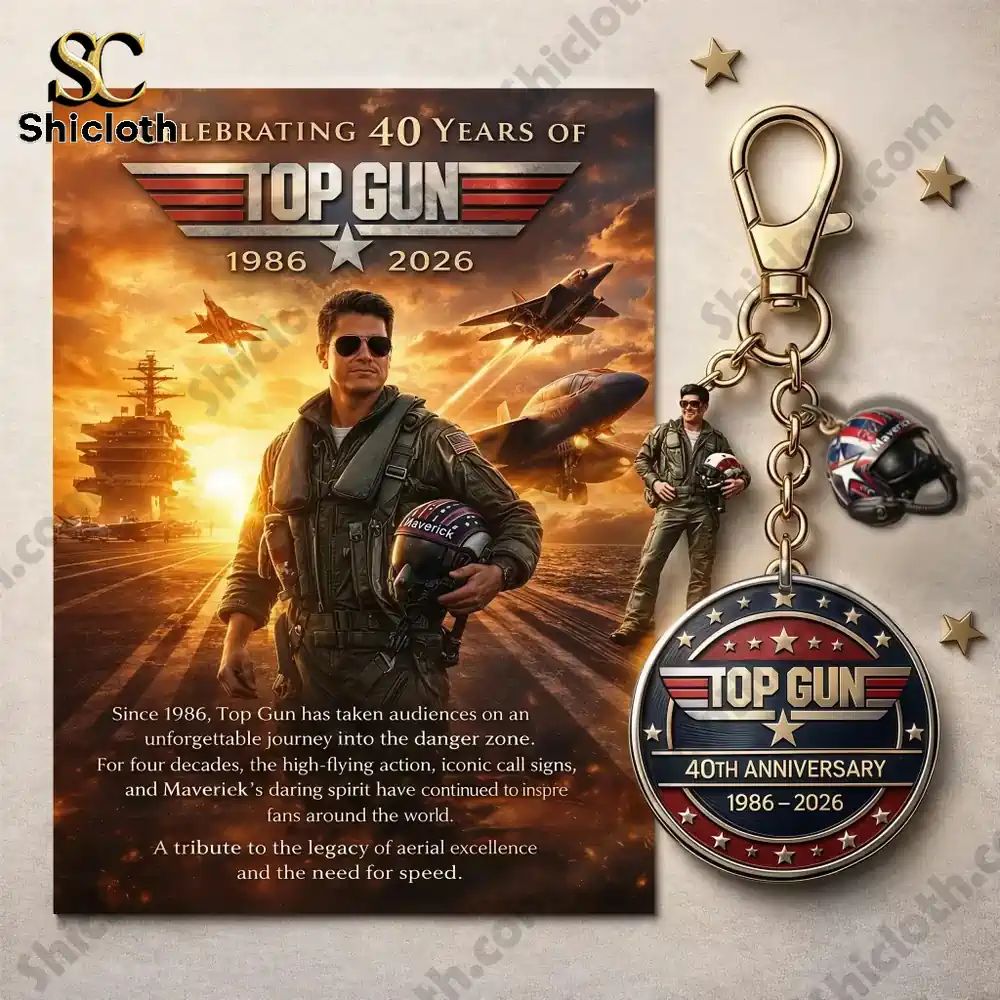 Gun 40th Anniversary (1986-2026) Keychain