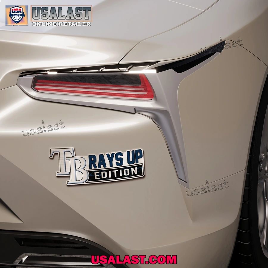Tampa Bay Rays Edition Engraved Car Name Badge
