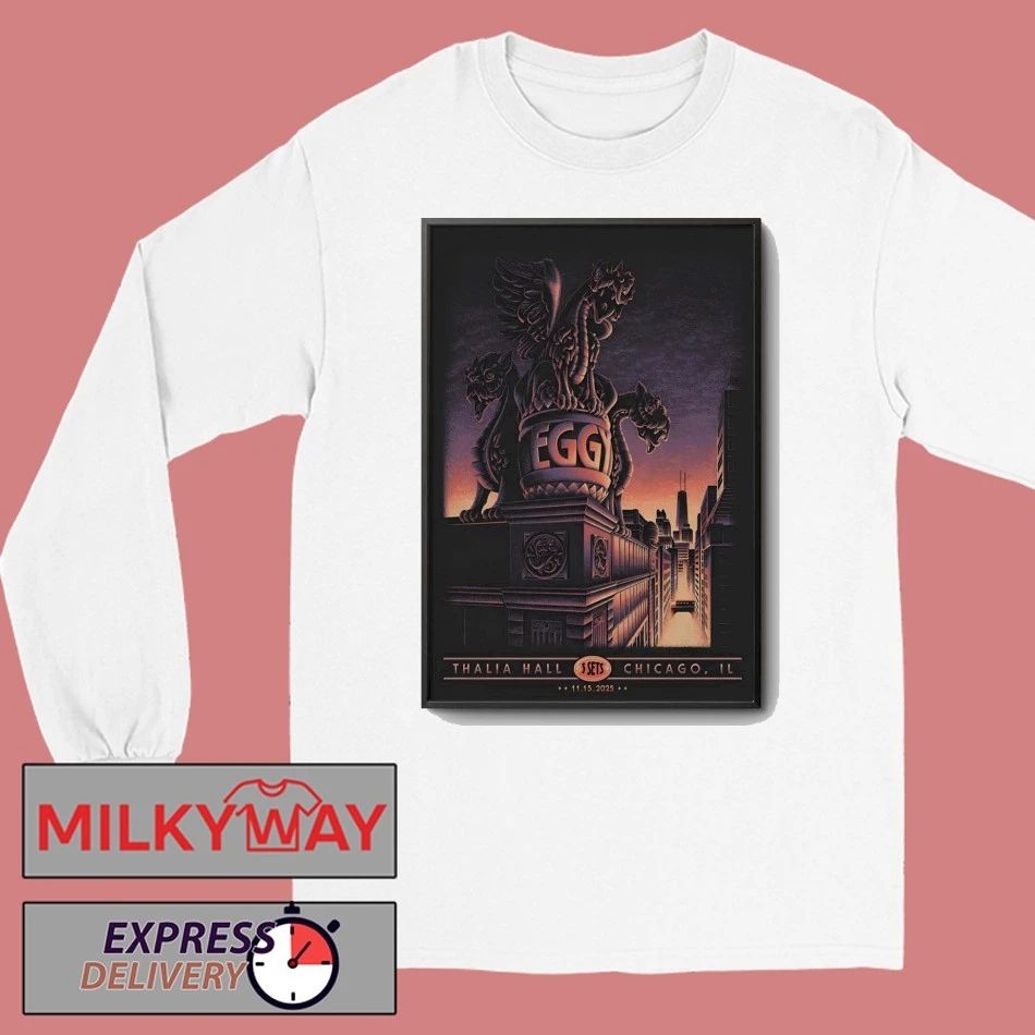 Eggy Nov 15 2025 Thalia Hall In Chicago IL Poster shirt