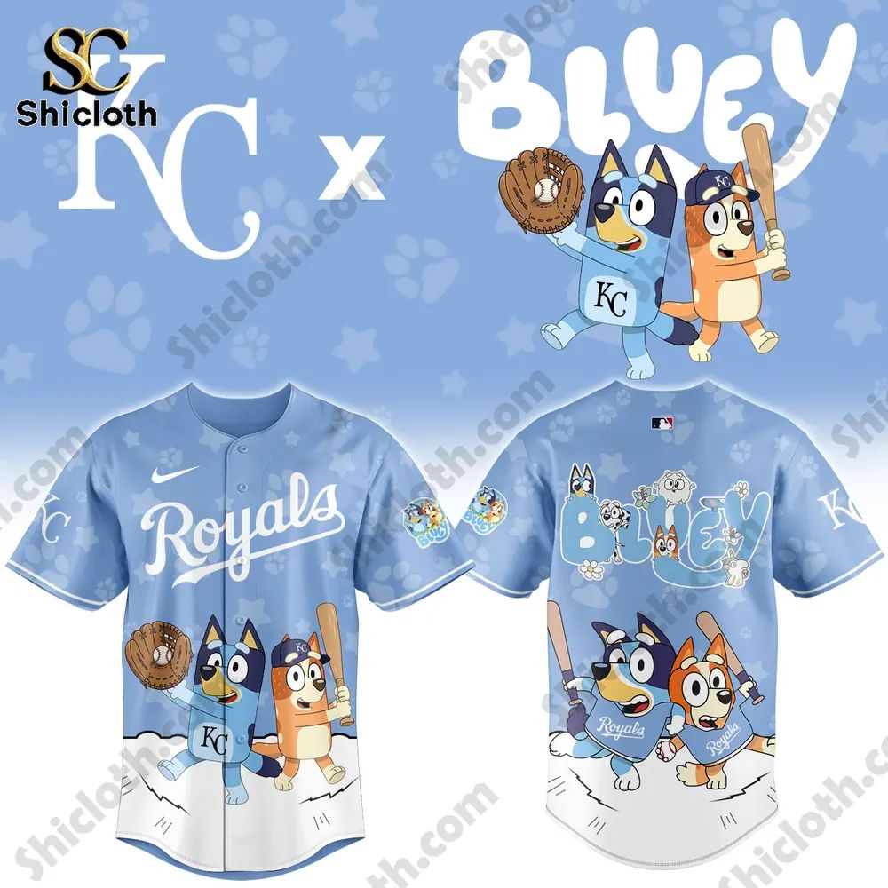 Kansas City Royals x Bluey Night Baseball 2026 Jersey