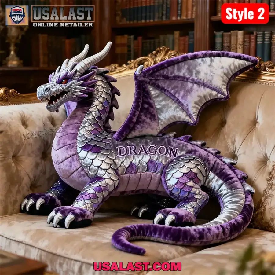 Personalized Dragon Custom Shape Plush Pillow