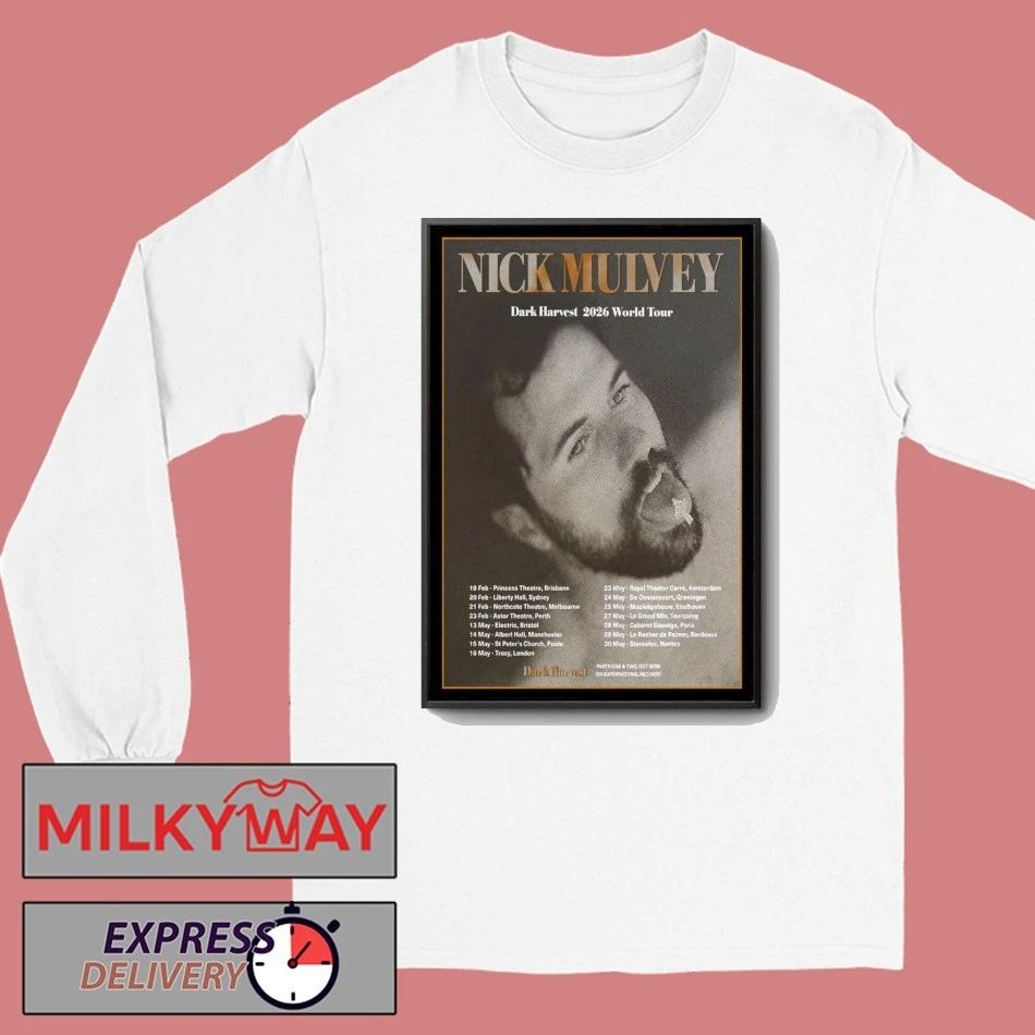 Nick Mulvey World Tour 2026 Poster shirt