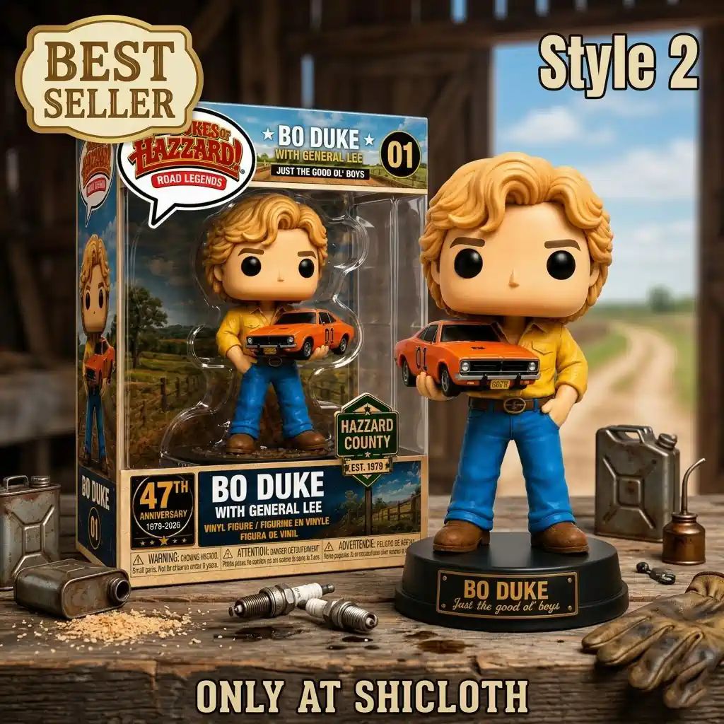 Bo Duke & General Lee Road Legends Collector Edition Funko Pop! Figure