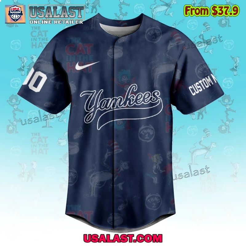 New York Yankees x Dr Seuss Baseball Jersey