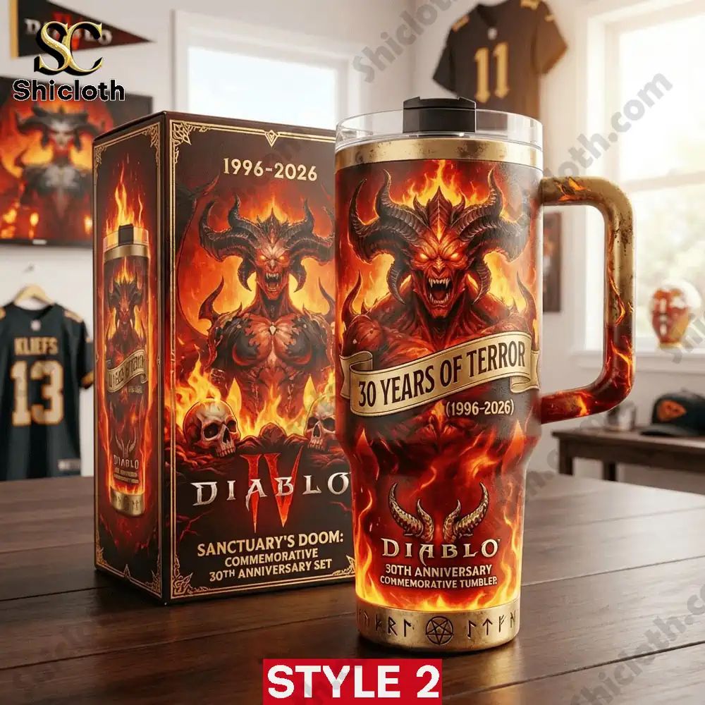 Diablo 30th Anniversary Commemorative Tumbler
