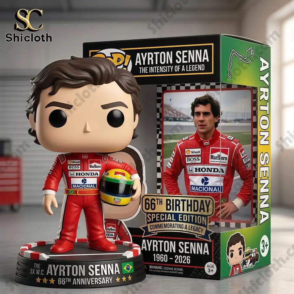 Legend Formula 1 Ayrton Senna 66th Birthday Funko Pop! Figure