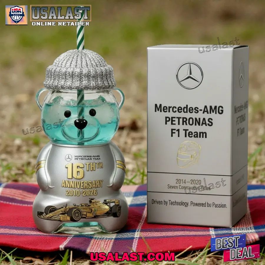 Mercedes-AMG 16th Anniversary Bear Glass Cup