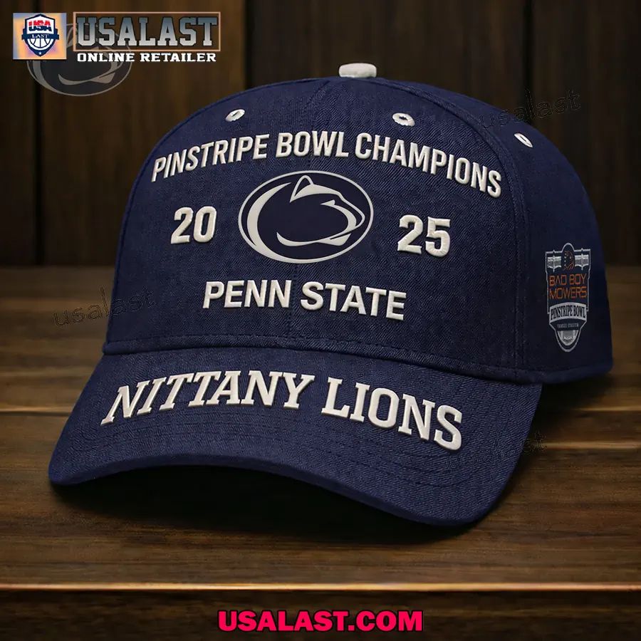 Penn State Nittany Lions 2025 Pinstripe Bowl Champions Classic Cap