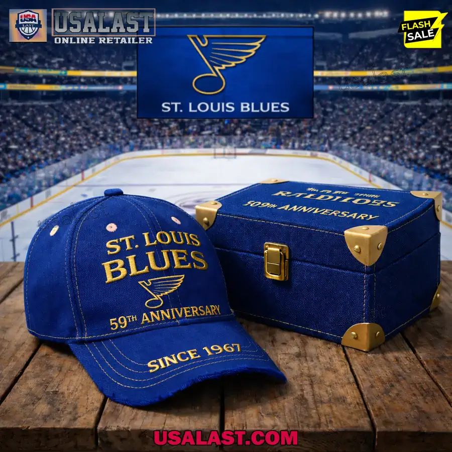 St. Louis Blues 59th Anniversary 1967-2026 Classic Cap