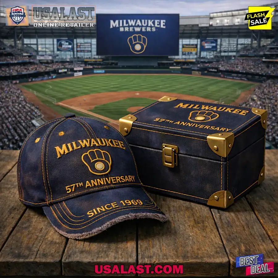 Milwaukee Brewers 57th Anniversary 1969-2026 Classic Cap