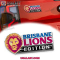 Brisbane Lions Edition Custom 3D Car Badge Sticker