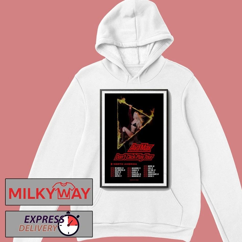 AVA MAX DON’T CLICK PLAY TOUR NOV 2025 POSTER shirt