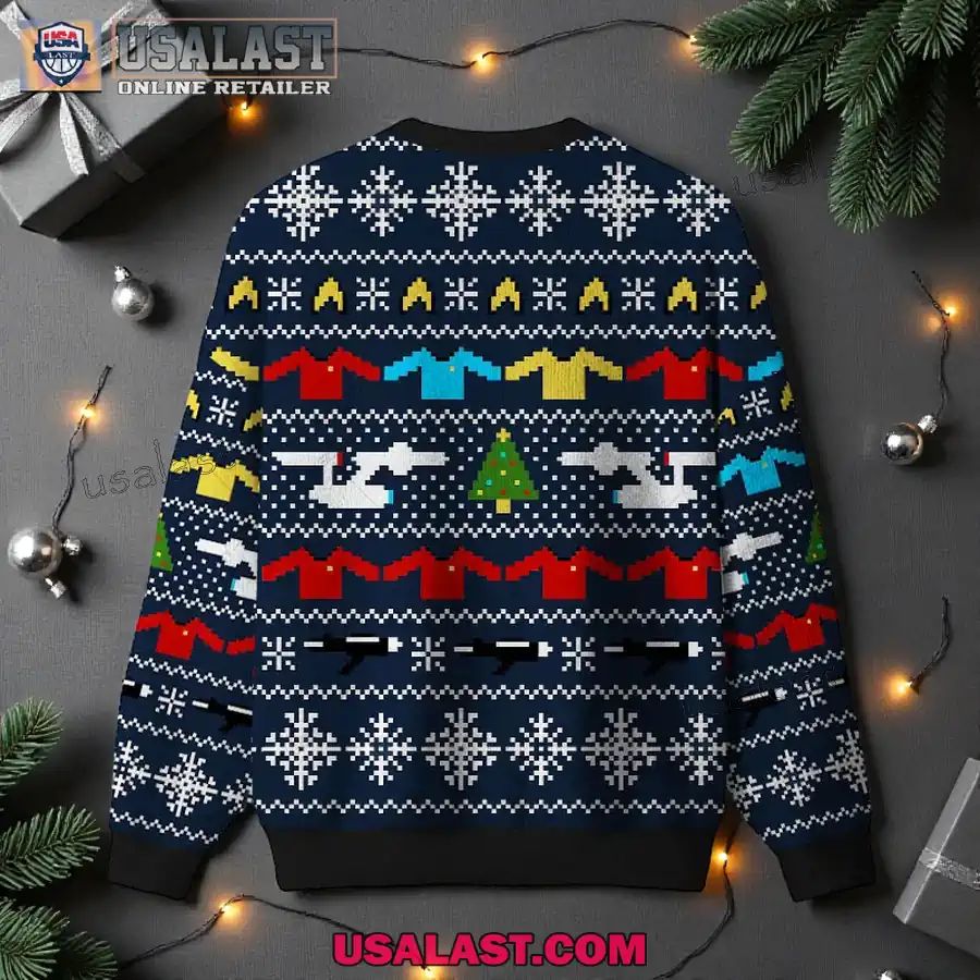 Merry Trekmas Ugly Christmas Sweater