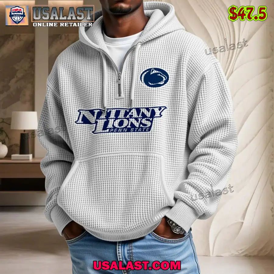 Penn State Nittany Lions Waffle Half Zip Hoodie