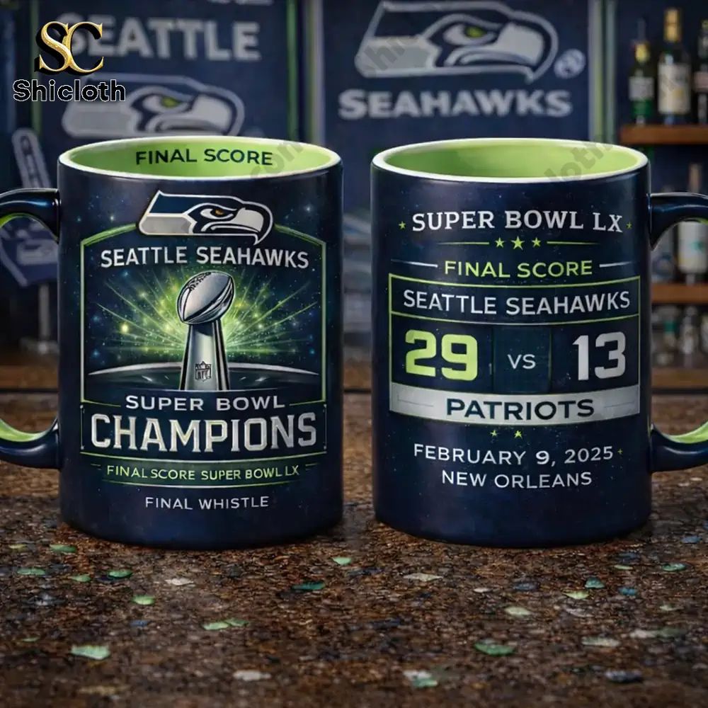 Seattle Seahaws 12s Forever LX Final Score Mug