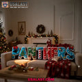 Carolina Panthers Christmas Plush Pillow
