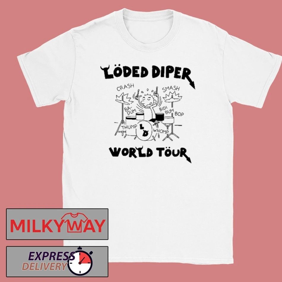 Loded Diper World Tour 2025 T-Shirt